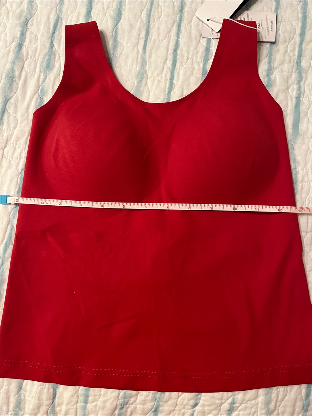 Baleaf Red Sleeveless Seamless Tank with Molded Cups NWT L/XL - Picture 7 of 11